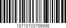Código de barras (EAN, GTIN, SKU, ISBN): '18710103786686'