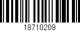 Código de barras (EAN, GTIN, SKU, ISBN): '18710209'