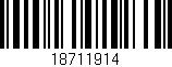 Código de barras (EAN, GTIN, SKU, ISBN): '18711914'