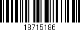 Código de barras (EAN, GTIN, SKU, ISBN): '18715186'