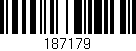 Código de barras (EAN, GTIN, SKU, ISBN): '187179'