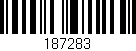 Código de barras (EAN, GTIN, SKU, ISBN): '187283'