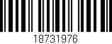 Código de barras (EAN, GTIN, SKU, ISBN): '18731976'