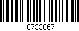 Código de barras (EAN, GTIN, SKU, ISBN): '18733067'