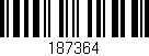 Código de barras (EAN, GTIN, SKU, ISBN): '187364'