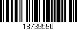 Código de barras (EAN, GTIN, SKU, ISBN): '18739590'