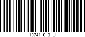 Código de barras (EAN, GTIN, SKU, ISBN): '18741_0_0_U'