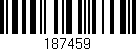 Código de barras (EAN, GTIN, SKU, ISBN): '187459'