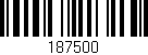 Código de barras (EAN, GTIN, SKU, ISBN): '187500'