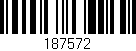 Código de barras (EAN, GTIN, SKU, ISBN): '187572'