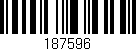 Código de barras (EAN, GTIN, SKU, ISBN): '187596'