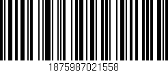 Código de barras (EAN, GTIN, SKU, ISBN): '1875987021558'