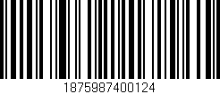 Código de barras (EAN, GTIN, SKU, ISBN): '1875987400124'