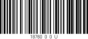 Código de barras (EAN, GTIN, SKU, ISBN): '18760_0_0_U'
