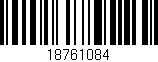Código de barras (EAN, GTIN, SKU, ISBN): '18761084'