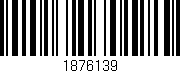 Código de barras (EAN, GTIN, SKU, ISBN): '1876139'