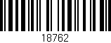 Código de barras (EAN, GTIN, SKU, ISBN): '18762'