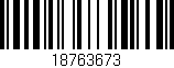 Código de barras (EAN, GTIN, SKU, ISBN): '18763673'