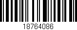 Código de barras (EAN, GTIN, SKU, ISBN): '18764086'