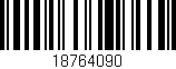 Código de barras (EAN, GTIN, SKU, ISBN): '18764090'