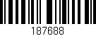 Código de barras (EAN, GTIN, SKU, ISBN): '187688'