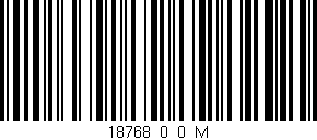 Código de barras (EAN, GTIN, SKU, ISBN): '18768_0_0_M'