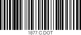 Código de barras (EAN, GTIN, SKU, ISBN): '1877.C.DOT'