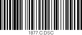 Código de barras (EAN, GTIN, SKU, ISBN): '1877.C.DSC'