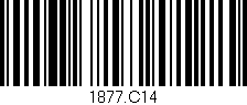 Código de barras (EAN, GTIN, SKU, ISBN): '1877.C14'