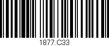 Código de barras (EAN, GTIN, SKU, ISBN): '1877.C33'