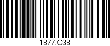 Código de barras (EAN, GTIN, SKU, ISBN): '1877.C38'
