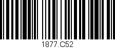 Código de barras (EAN, GTIN, SKU, ISBN): '1877.C52'