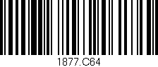 Código de barras (EAN, GTIN, SKU, ISBN): '1877.C64'
