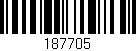 Código de barras (EAN, GTIN, SKU, ISBN): '187705'