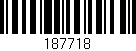 Código de barras (EAN, GTIN, SKU, ISBN): '187718'