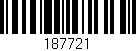 Código de barras (EAN, GTIN, SKU, ISBN): '187721'