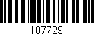 Código de barras (EAN, GTIN, SKU, ISBN): '187729'