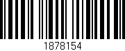 Código de barras (EAN, GTIN, SKU, ISBN): '1878154'