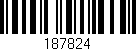 Código de barras (EAN, GTIN, SKU, ISBN): '187824'