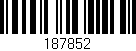 Código de barras (EAN, GTIN, SKU, ISBN): '187852'