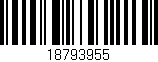 Código de barras (EAN, GTIN, SKU, ISBN): '18793955'