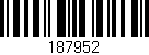 Código de barras (EAN, GTIN, SKU, ISBN): '187952'