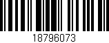 Código de barras (EAN, GTIN, SKU, ISBN): '18796073'