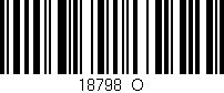 Código de barras (EAN, GTIN, SKU, ISBN): '18798_O'