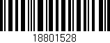Código de barras (EAN, GTIN, SKU, ISBN): '18801528'