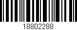 Código de barras (EAN, GTIN, SKU, ISBN): '18802288'