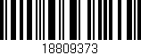 Código de barras (EAN, GTIN, SKU, ISBN): '18809373'