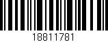 Código de barras (EAN, GTIN, SKU, ISBN): '18811781'