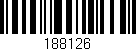 Código de barras (EAN, GTIN, SKU, ISBN): '188126'