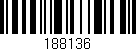 Código de barras (EAN, GTIN, SKU, ISBN): '188136'